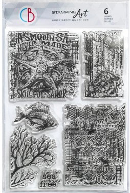 Ciao Bella Stamping Art- Submersible Secrets- 6 stamps