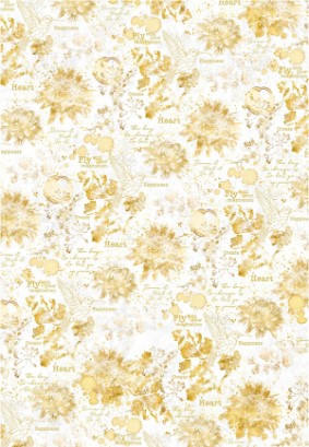 Ciao Bella A4 Vellum Paper- 6 sheets- 5 Printed Patterns + 1 White Sheet- Indigo