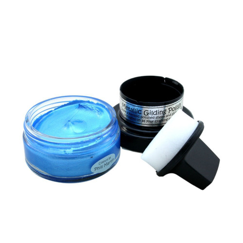 Cosmic Shimmer Metallic Gilding Polish - Electric Blue