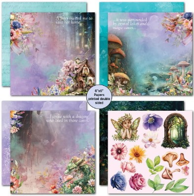 3Quarter Designs- Visiting Fairyland- 6x6 Double-Sided Paper Pack