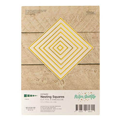 Artdeco Creations Couture Creations Cut, Foil & Emboss Nesting Dies-Squares