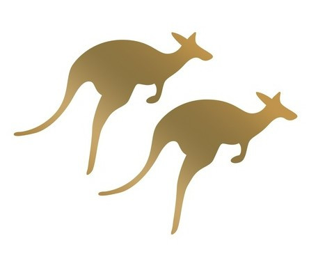 Couture Creations Hotfoil Mini Stamps, Kangaroos