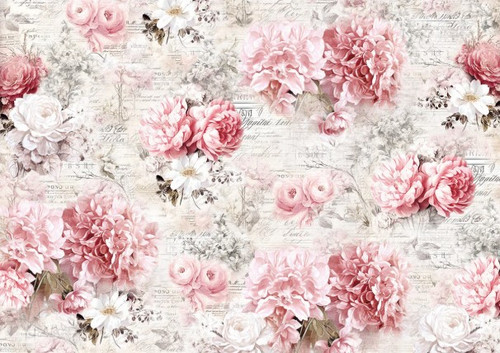 Ciao Bella- Tissue Paper- 27.16"x19.29" (69cm x 49cm)- Flowers Dreams