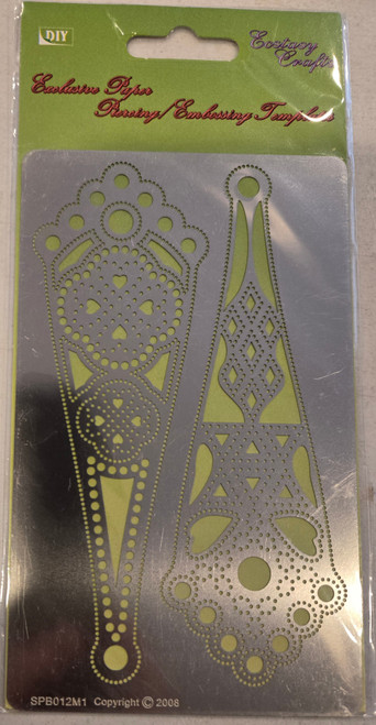 Ecstasy Crafts Piercing & Embossing Template- 8.5cm x 14cm SPB012M1