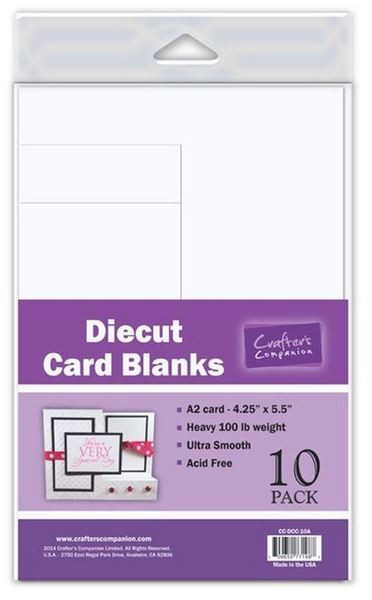 Die-Cut Card Blanks 10-Pack envelopes Sold Separately