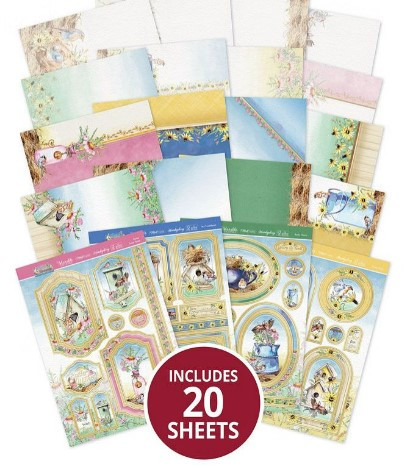 Hunkydory Crafts Deluxe Craft Pad- Spring Birdsong
