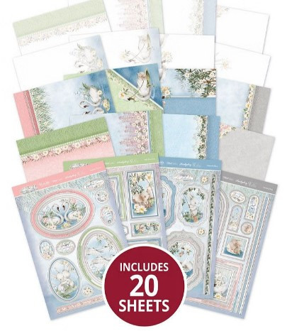 Hunkydory Crafts Deluxe Craft Pad- Swan Lake