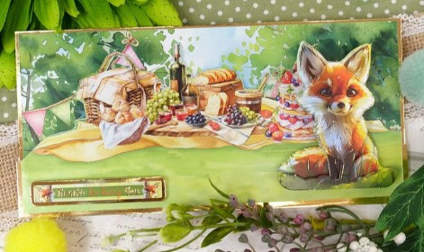 Hunkydory Crafts Playful Pals- Decoupage Topper Sheet- Wonderful Woodland DECTOP964