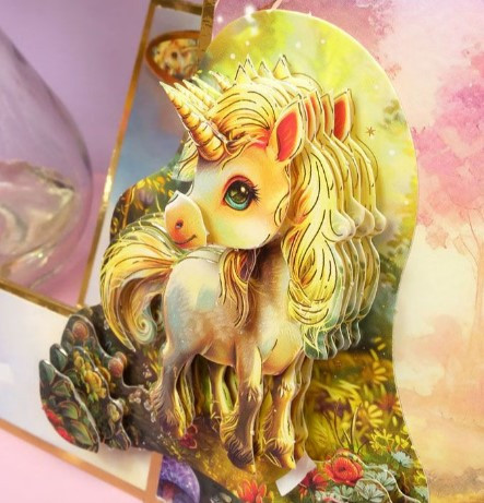 Hunkydory Crafts Playful Pals- Decoupage Topper Sheet- Magical Moments DECTOP962