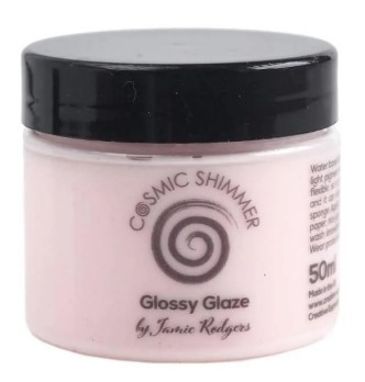 Cosmic Shimmer- Glossy Glaze - Blush Pink - 50ml Jar