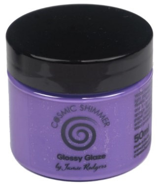 Cosmic Shimmer- Glossy Glaze - Parisian Purple - 50ml Jar