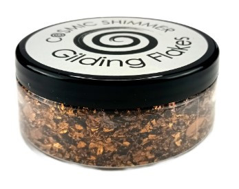 Cosmic Shimmer Gilding Flakes 100ml Pot - Copper Fusion