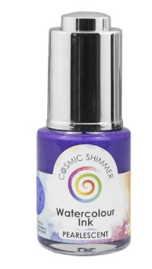 Cosmic Shimmer - Pearlescent Watercolour Ink- Lilac Sapphire