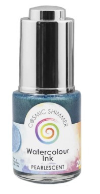 Cosmic Shimmer - Pearlescent Watercolour Ink- Rainy Sky