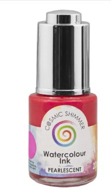 Cosmic Shimmer - Pearlescent Watercolour Ink- Flamingo Pink