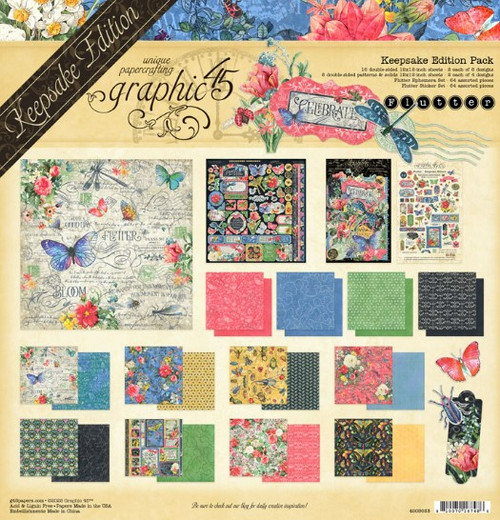 Graphic 45- Keepsake Edition Pack- Flutter