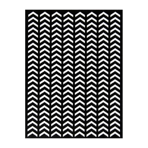 Little Birdie Crafts- 18.5cm x 24.5cm Stencil- Spaced Chevron