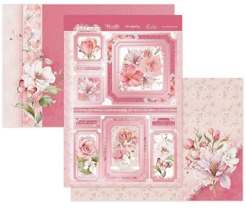 Hunkydory Crafts Blushing Blossoms Luxury Topper Collection BLUSHBLOSS101