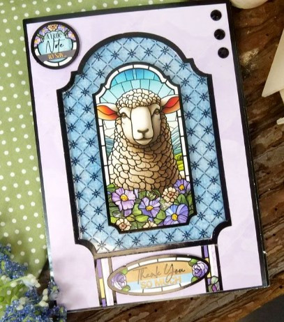 Hunkydory Crafts Stained Glass Wonderful Wildlife Luxury Foiled Acetate LFA255