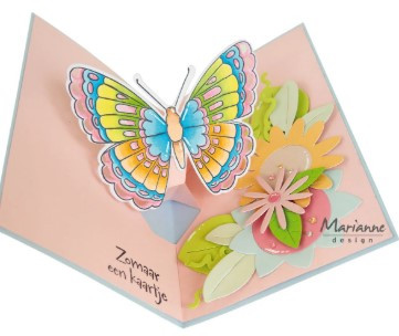 Marianne Design Collectables Dies with Stamp- Pop & Twist Butterfly