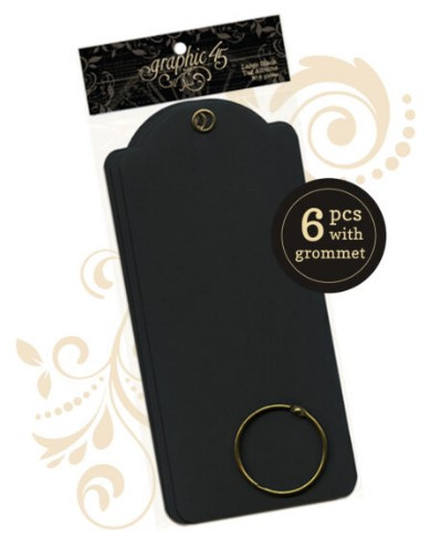 Graphic 45 Staples- Large Black Tag Album