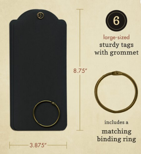 Graphic 45 Staples- Large Black Tag Album