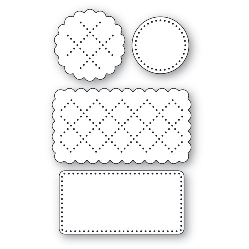 Memory Box 100% Steel Dimpled Cookies Cutting Die- 94762