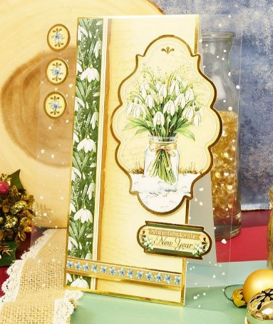 Hunkydory Crafts Festive Joy Luxury Topper Set- New Year, New Beginnings CLASSIC25-906