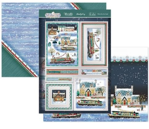 Hunkydory Crafts Christmas Style Luxury Topper Set- Winter by The Canal ELEG25-908