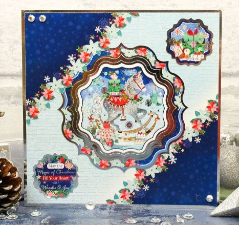Hunkydory Crafts Christmas Style Luxury Topper Set- Rockin' Christmas ELEG25-906
