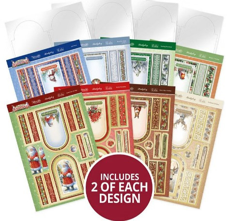 Hunkydory Crafts Festive Archway Merry & Bright Concept Card Kit CONCEPT126