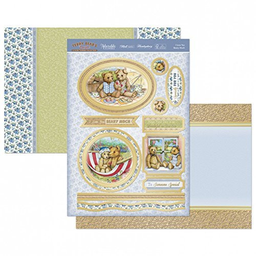 Hunkydory Teddy Bear Picnic -- I Love You Beary Much 3 pc luxury Topper Collection