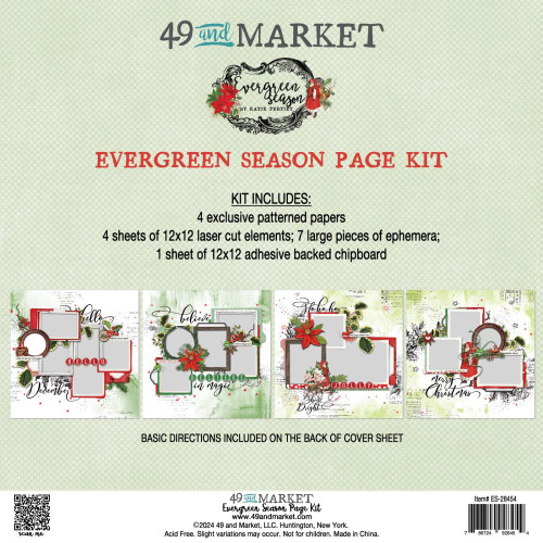 49 and Market- Evergreen Season- Page Kit