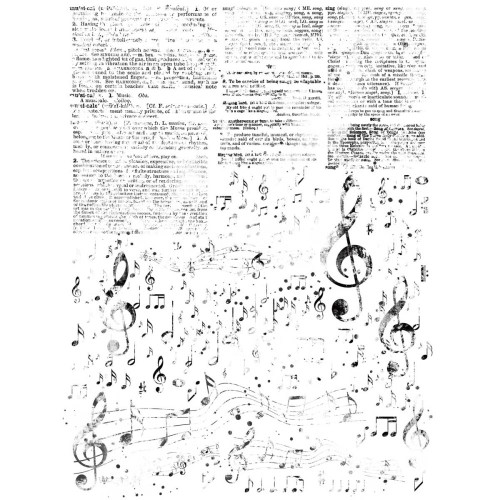 49 and Market- Vintage Bits- Essential Music Blends- Rub-on Transfers