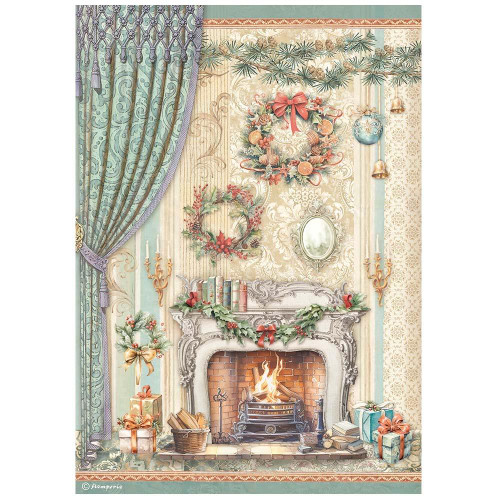 Stamperia A4 Decoupage Rice Paper - Nutcracker- Chimney
