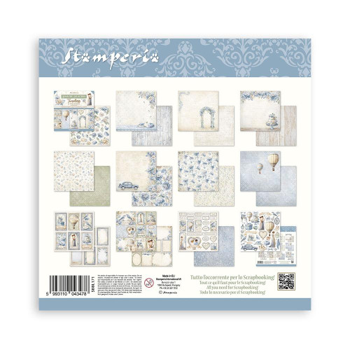 Stamperia 12x12-inch Double-sided Paper Pad- Timeless- 10 Designs/1 Each