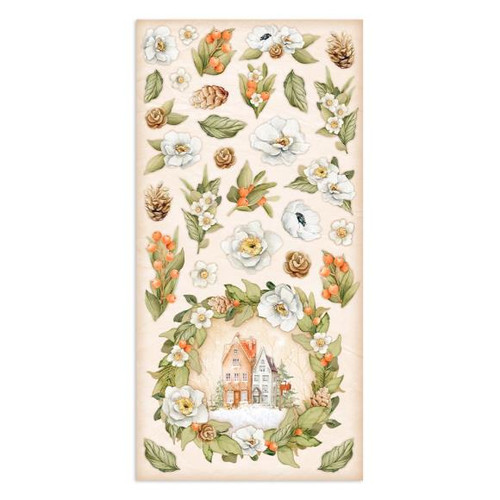 Stamperia Collectables Double-Sided Paper 6"X12" 10/Pkg-All Around Xmas -SBBV24