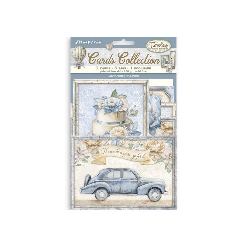 Stamperia Cards Collection - cards, tags - Timeless
