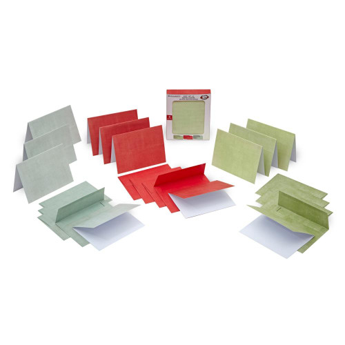 49 and Market- Evergreen Season- Set of 12 Note Cards with Envelopes