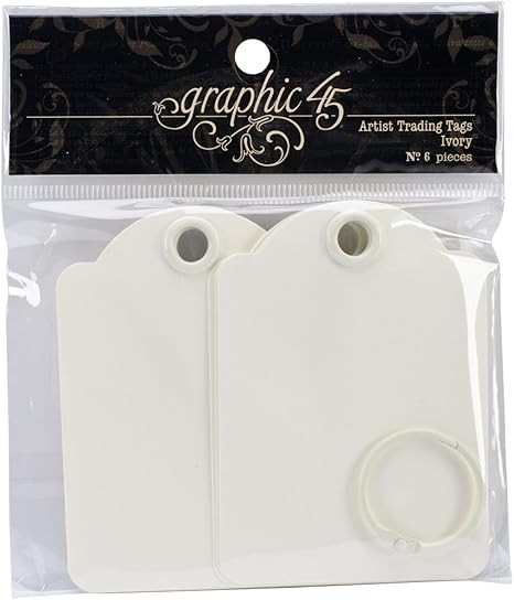 Graphic 45 Staples- Ivory Artist Trading Cards