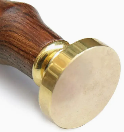 Sealing Wax Seal Stamp - Solid Brass Head Without Engraving .98 in