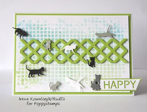 Poppystamps 100% Steel Die Baby Kittens 982