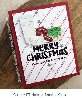 Frantic Stamper Clear Stamps- Scribble Plaid Maker