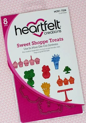 Bundle- Heartfelt Creations Sweet Shoppe Treats Stamp & Die Set