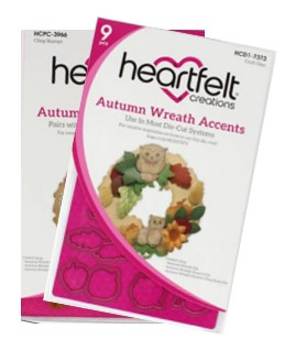 Bundle- Heartfelt Creations Autumn Wreath Accents Stamp & Die Set