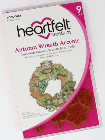 Bundle- Heartfelt Creations Autumn Wreath Accents Stamp & Die Set