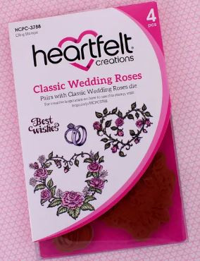 Bundle- Heartfelt Creations Classic Wedding Roses Stamp & Die Set