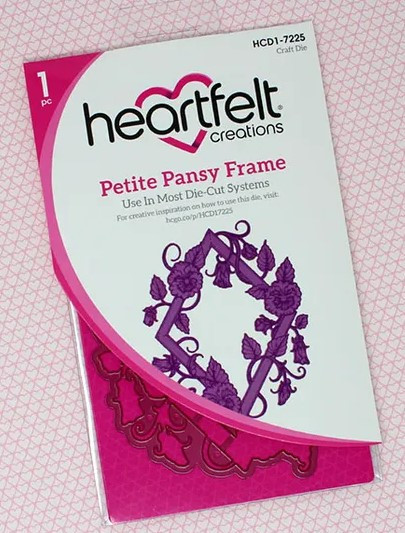 Bundle- Heartfelt Creations Petite Pansy Frame Stamp & Die Set