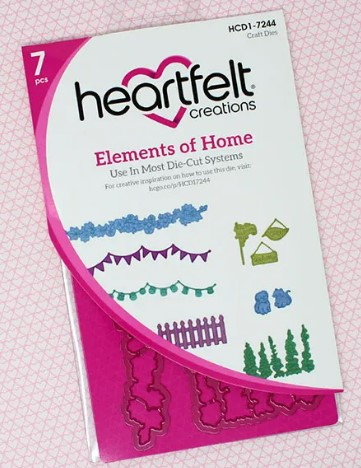 Bundle- Heartfelt Creations Elements of Home Stamp & Die Set