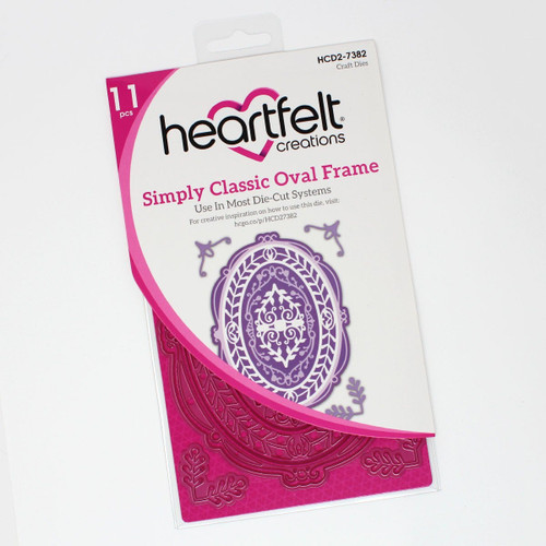 Heartfelt Creations Simply Classic Oval Frame Cutting Dies 7382